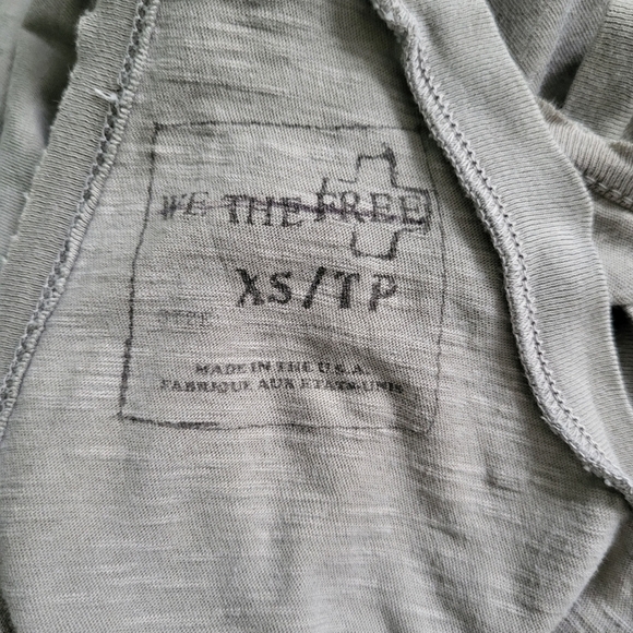 Free People Twist tank OVERSIZED XS - Picture 4 of 5